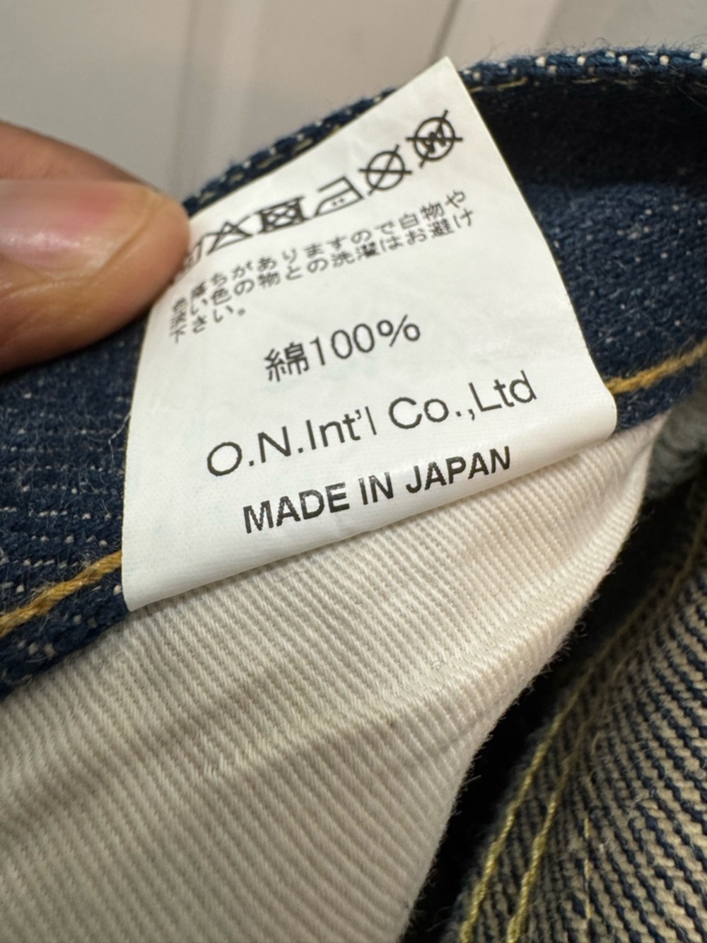 Oni Denim Jean 288 ZR-KAB Regular Straight  Selvedge Crashed Concrete Denim - Picture 8 of 13